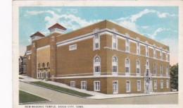 Iowa Sioux City New Masonic Temple 1924 Curteich - Sioux City