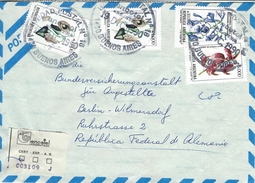 Argentina - Registered Cover Sent To Germany 1990. H-1113 - Covers & Documents