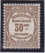Algérie Taxe N° 17 Neuf * - Strafport