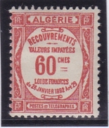 Algérie Taxe N° 18 Neuf * - Strafport