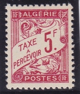 Algérie Taxe N° 31 Neuf (*) - Portomarken