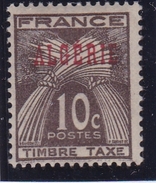 Algérie Taxe N° 33 Neuf * - Portomarken