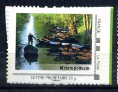 Marais Poitevin , Barques Adhésif Neuf ** . Collector Poitou - Charente 2009 - Collectors