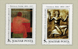 Hungary 1990. Paintings Set MNH (**) Michel: 4095-4096 / 2 EUR - Unused Stamps