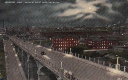 Pennsylvania Harisburg Mulberry Street Bridge At Night - Harrisburg