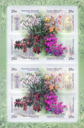 Russia, Flora Of Russia, 2017, Sheetlet - Blokken & Velletjes