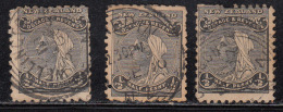 ½d X 3 Used,  Diff, Varities, New Zealand 1892 Onwards, As Scan - Used Stamps