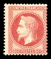 ** N°32, 80c Rose, Frais. SUP (signé Calves/certificat)      Qualité: ** - 1863-1870 Napoleone III Con Gli Allori