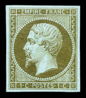 * N°11c, 1c Mordoré, TTB (certificat)   Cote: 450 Euros   Qualité: * - 1853-1860 Napoleon III