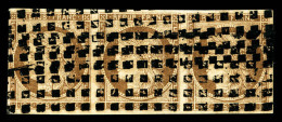 O N°1, 10c Bistre En Bande De Trois Horizontale, Oblitération Gros Points, TB (signé/certificat) ... - 1849-1850 Ceres