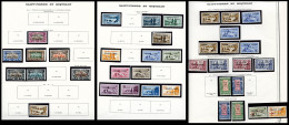 * Saint Pierre Et Miquelon: N°235/311, 1941/42: 'FRANCE LIBRE' Ensemble Composé De 38 Exemplaires TB  ... - Ungebraucht