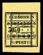 (*) Réunion: N°5a, 30c, Double Impression. TTB (signé Brun)   Cote: 200 Euros   Qualité:... - Postage Due