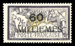 ** Port Said: N°47, 60m Sur 2F Violet Et Jaune, Fraîcheur Postale, SUP      Qualité: ** - Ungebraucht