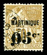 O Martinique: N°12b, 05c S 30c: Point Après Le C Plus Haut (tirage 500ex), TB   Cote: 300 Euros  ... - Unused Stamps