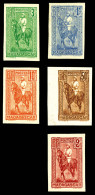 * Madagascar: N°183/87, Série Galliéni Non Dentelée. TB   Cote: 260 Euros  ... - Unused Stamps