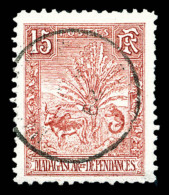 O Madagascar: N°68a, 15c Rose Sur Azuré. TB   Cote: 220 Euros   Qualité: O - Used Stamps
