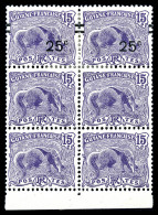 * Guyane: N°97, 25c Sur 15c Violet, 2 Exemplaires Surchargés Tenant à Non Surchargés En... - Unused Stamps