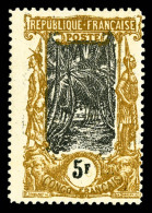 * Congo: N°41a, 5F Moutarde Et Noir, SUP (certificat)   Cote: 1000 Euros   Qualité: * - Unused Stamps