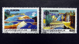 Jugoslawien 2219/20 Oo/ESST, EUROPA/CEPT 1987, Gemälde Von Ilija Stojadinovi∂, U. Joπe Ple∑nik - Used Stamps