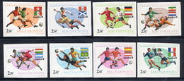 HUNGARY 1978 Football World Cup Imperforate MNH / **.  Michel 3284-91B - Unused Stamps