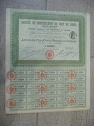 BRESIL Société Anonyme De Construction Du Port De Bahia 1908 - Navigation