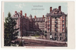 USA, Portland Oregon, Portland Hotel, Antique 1900s Vintage Undivided Back Unused Postcard,  Britton & Rey Pub. - Portland