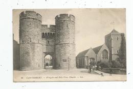 Cp , ANGLETERRE , CANTERBURY , Westgate And Holy Cross Church , Voyagée 1910 - Canterbury