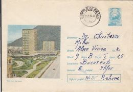 58587- PIATRA NEAMT CEAHLAU HOTEL, CAR, TOURISM, COVER STATIONERY, 1972, ROMANIA - Hotel- & Gaststättengewerbe