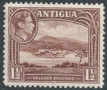 Antigua. 1938-51 KGVI. 1½d MH. SG 100a - 1858-1960 Colonia Británica