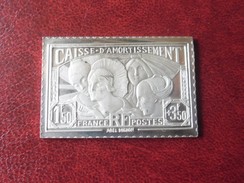 Timbre De France - Provinces Françaises 1,5 F + 3,5 F De 1931 - 1983 (14,5 Grammes En Argent 925/1000 ) Poinçon Crabe - 1927-31 Caisse D'Amortissement