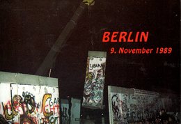 ALLEMAGNE. Carte Postale écrite. Mur De Berlin Le 9 Novembre 1989. - Berlijnse Muur