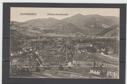 STM314 ANSICHTSKARTE JAHR 1922 KAPFENBERG BÖHLER STAHLWERKE UNGEBAUCHT - Kapfenberg