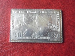 Timbre De France - Caisse D'amortissement - Le Travail 1928 - 1983 (14 Grammes En Argent 925/1000 ) Poinçon Crabe - 1927-31 Sinking Fund