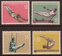 Liechtenstein 1957, Mint Mounted, Sc# 308-311 - Ungebraucht