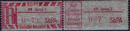 GERMANY #   69 JENA 1. - R- & V- Vignetten