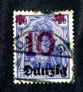 16158  Danzig 1920  Michel #17 O ( Cat 2.40€ ) Offers Welcome - Other & Unclassified