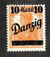 16209  Danzig 1920  Michel #31 PFV** ( Cat 70.€ ) Offers Welcome - Autres & Non Classés