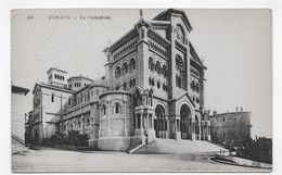 MONACO EN 1918 - N° 564 - LA CATHEDRALE - CPA VOYAGEE - Kathedrale Notre-Dame-Immaculée