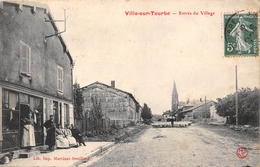 51-VILLE-SUR-TOURBE- ENTREE DU VILLAGE - Ville-sur-Tourbe