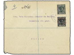 COLONIAS ESPAÑOLAS: RIO DE ORO. Ed.25, 38. 1908. RIO DE ORO A MADRID. 15 Cts. S. 25 Cts. Verde Y... - Other & Unclassified