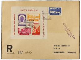 MARRUECOS. Ed.167/68. 1937. HB En Dos Cartas Circuladas. - Other & Unclassified