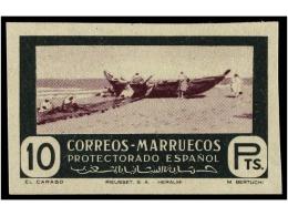 ** COLONIAS ESPAÑOLAS: MARRUECOS. Ed.330/35s. SERIE COMPLETA SIN DENTAR. MUY RARA. - Autres & Non Classés