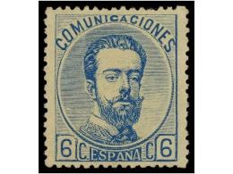 (*) ESPAÑA. Ed.119. 6 Cts. Gris. Espectacular Ejemplar. PIEZA DE LUJO. Dictamen GRAUS. Cat.... - Otros & Sin Clasificación