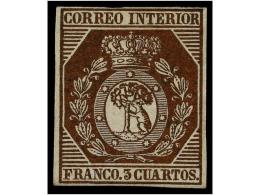 (*) ESPAÑA. Ed.23. 3 Cuartos Bronce Dorado. Color Muy Fresco, Márgenes Completos. MUY BONITO... - Other & Unclassified