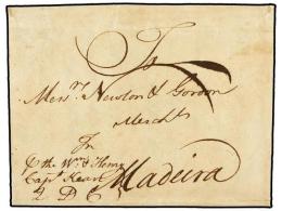 ESPAÑA: PREFILATELIA. 1766 (24 Marzo). TENERIFE A MADEIRA. Circulada Privadamente. Manuscrito ´Por The... - Other & Unclassified