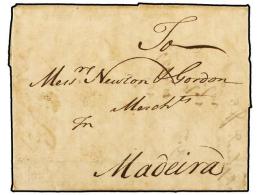 ESPAÑA: PREFILATELIA. 1764 (20 Oct.). TENERIFE A MADEIRA. Carta Circulada Privadamente. Llegada A Madeira El... - Other & Unclassified