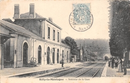 51-RILLY-LA-MONTAGNE- INTERIEUR DE LA GARE - Rilly-la-Montagne