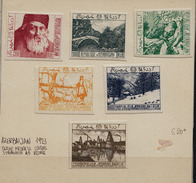 VP010 - 1923 AZERBAIJAN PRIVATE ISSUE PRINTED IN ITALY UDINE - RARE OLD SET - Azerbaiyán