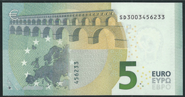 € 5 ITALY  SD S001 C3  DRAGHI  UNC - 5 Euro