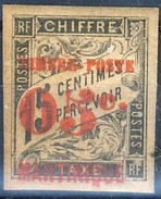 Martinique 1891 - 92 N. 24 C. 05 Su C. 15 Nero Sovrastampa Rossa MH Cat. € 20 - Neufs